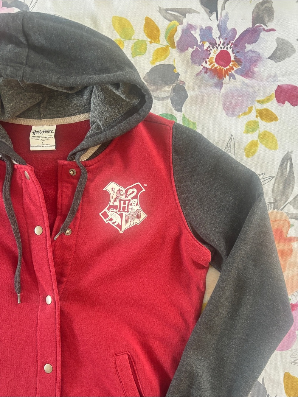 Harry Potter - Women’s Red & Grey Hogwarts Jacket